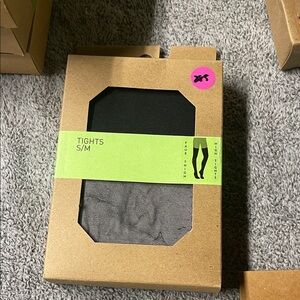 Urban Outfitters Black Faux Thigh-High Tights